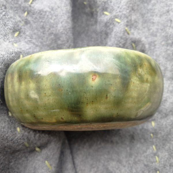 shallow pink/green pinch pot - Image 3